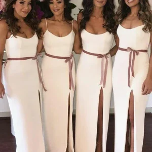 Wedding Party Dresses import placeholder for simple spaghetti straps floor length spl 160220990