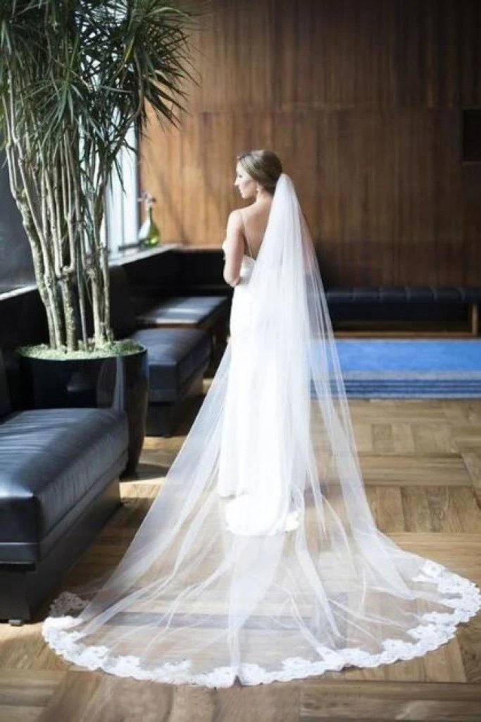 import placeholder for alencon lace partial applique long veil 160220925 import placeholder for alencon lace partial applique long veil 160220925