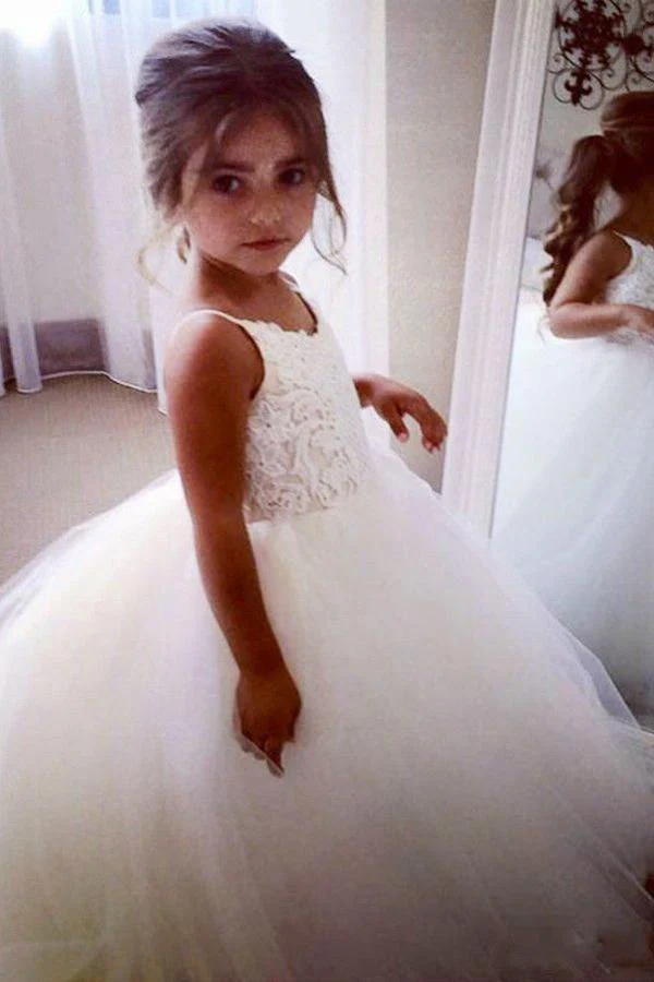 off white a line floor length sleeveless appliques flower girl dresses with lace dmb99 off white a line floor length sleeveless appliques flower girl dresses with lace dmb99