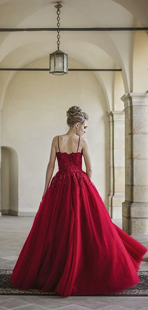 a line spaghetti straps tulle cheap prom dresses, long evening dress dmp014 a line spaghetti straps tulle cheap prom dresses, long evening dress dmp014