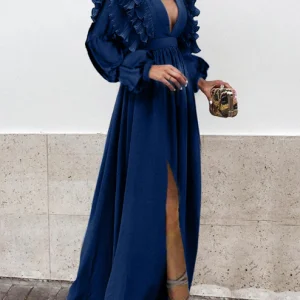 Evening Dresses import placeholder for boho colorful v neck a line cheap bridms 160219042