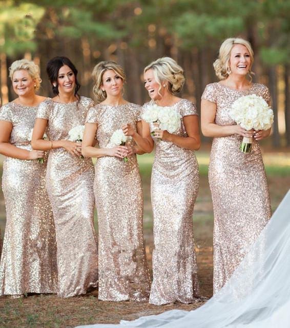 sexy short sleeves sequins bling long bridesmaid dresses stunning dm114 sexy short sleeves sequins bling long bridesmaid dresses stunning dm114
