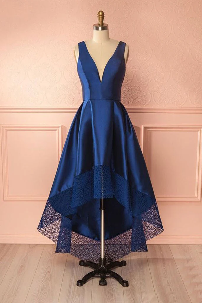 import placeholder for dark blue a line satin lace v neck high 160221112 import placeholder for dark blue a line satin lace v neck high 160221112