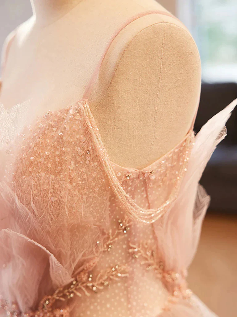 gorgeous v neck beaded layered tulle long ball gown prom dresses, formal evening dresses dmp330 gorgeous v neck beaded layered tulle long ball gown prom dresses, formal evening dresses dmp330