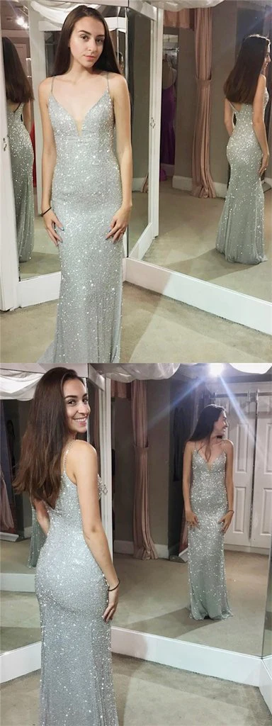 shiny mermaid spaghetti sheath silver long sexy prom dresses dmg35 shiny mermaid spaghetti sheath silver long sexy prom dresses dmg35