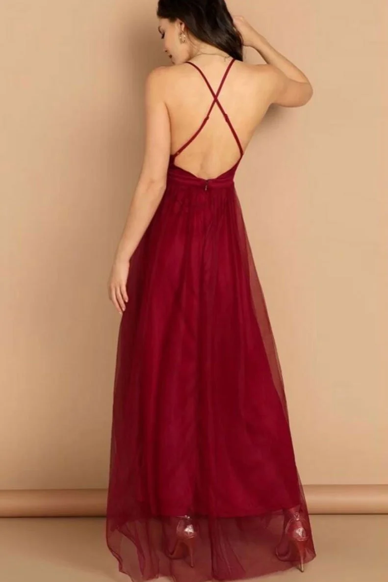 a line v neck spaghetti straps long chiffon burgundy prom dress dms89 a line v neck spaghetti straps long chiffon burgundy prom dress dms89