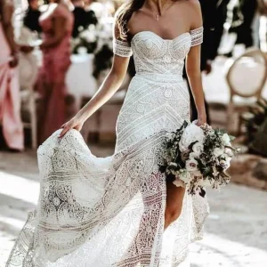 Wedding Dresses import placeholder for sweetheart sheath lace bridal dress beac 160220224