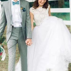 import placeholder for elegant off white tulle backless wedding 160220005