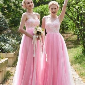 import placeholder for elegant pink tulle a line long bridmsmai 160221004