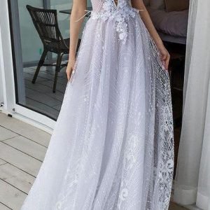 import placeholder for white dmep v neck beach wedding dresses 160220207