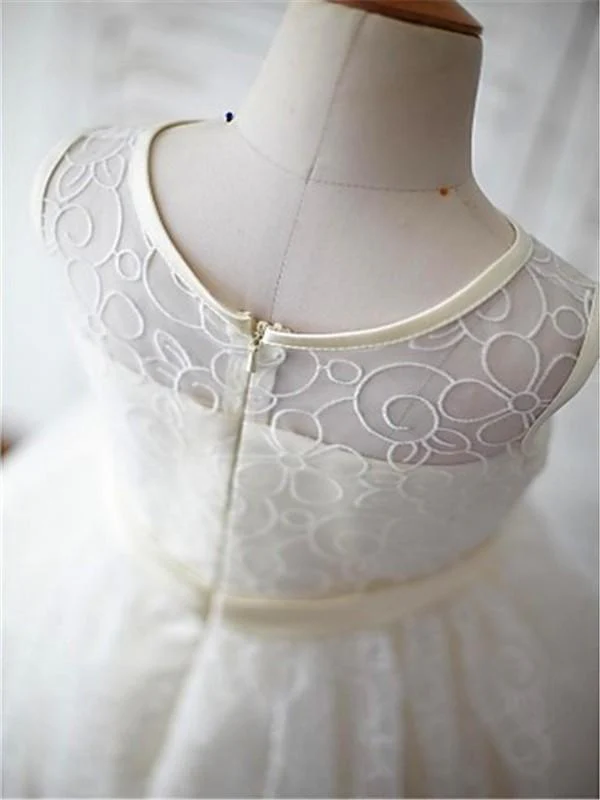 ball gown scoop sleeveless flower floor length lace flower girl dresses with flower dm724 ball gown scoop sleeveless flower floor length lace flower girl dresses with flower dm724