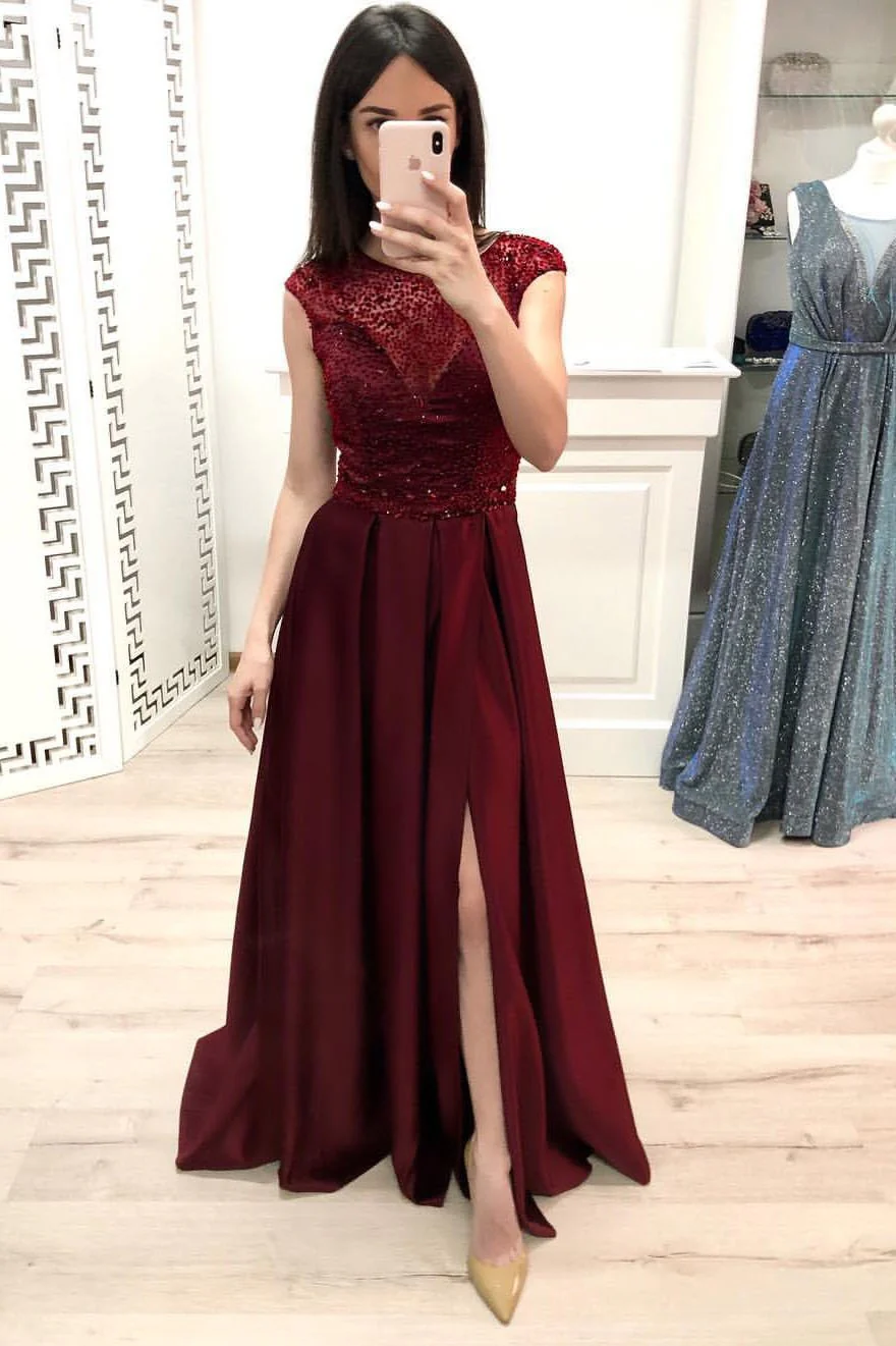 import placeholder for burgundy a line cap sleeves prom dresses 160219899 import placeholder for burgundy a line cap sleeves prom dresses 160219899