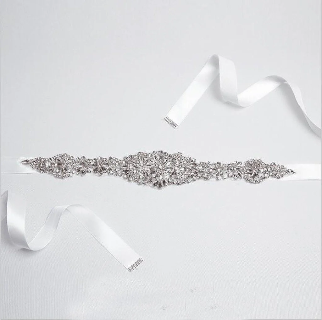 rhinestone bridal belt pearl long ribbon wedding sash bs2 rhinestone bridal belt pearl long ribbon wedding sash bs2