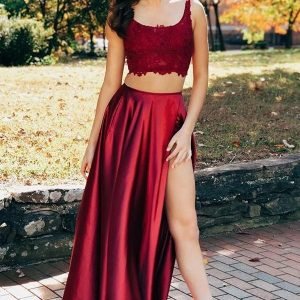 import placeholder for two pieces scoop sleeveless burgundy spl 160220509
