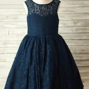 import placeholder for a line round neck backless navy blue lac 160220933