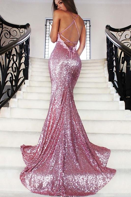 charming mermaid v neck spaghetti straps sleeveless sequins dresses dmb96 charming mermaid v neck spaghetti straps sleeveless sequins dresses dmb96