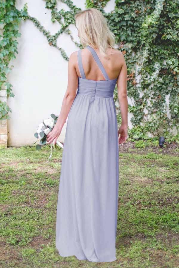 fashion one shoulder a line floor length open back lavender chiffon bridesmaid dress dm928 fashion one shoulder a line floor length open back lavender chiffon bridesmaid dress dm928
