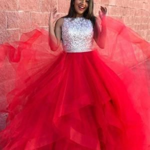import placeholder for charming red ball gowns organza ruffle s 160220014
