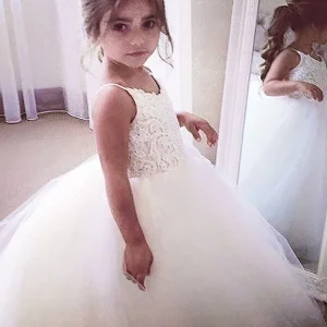 Wedding Party Dresses import placeholder for ball gown round neck sleeveless lace flo 160221047