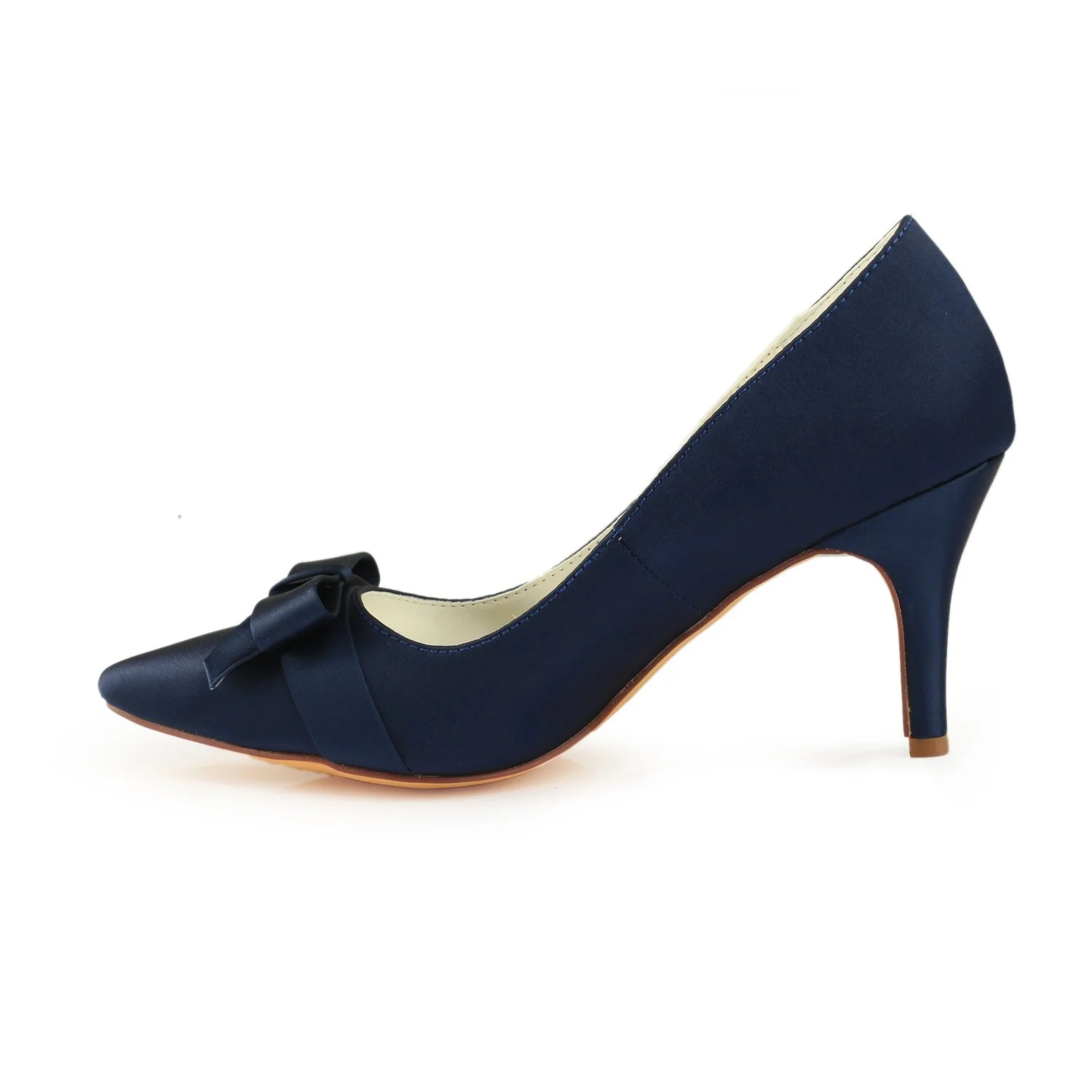 dark blue high heels wedding shoes with bowknot, fashion satin formal party shoes l 942 dark blue high heels wedding shoes with bowknot, fashion satin formal party shoes l 942