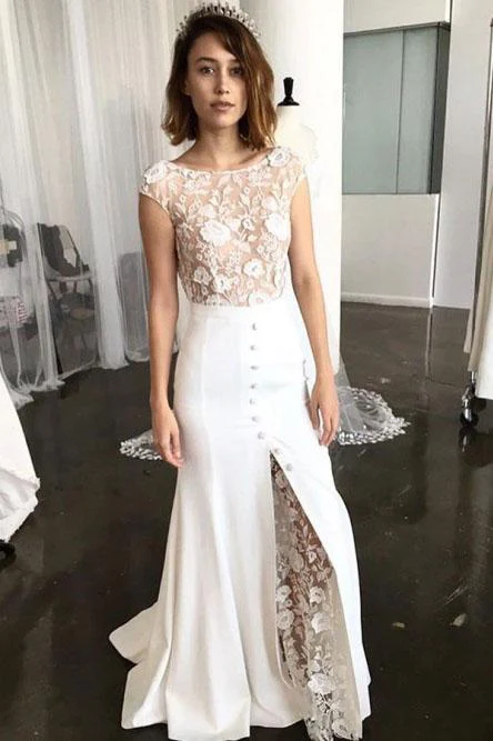 import placeholder for sheath bateau cap sleeves sweep train la 160220338 import placeholder for sheath bateau cap sleeves sweep train la 160220338