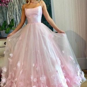 import placeholder for light pink spaghetti straps long prom dr 160219026