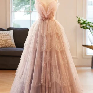 import placeholder for gorgeous v neck beaded layered tulle lon 160218928