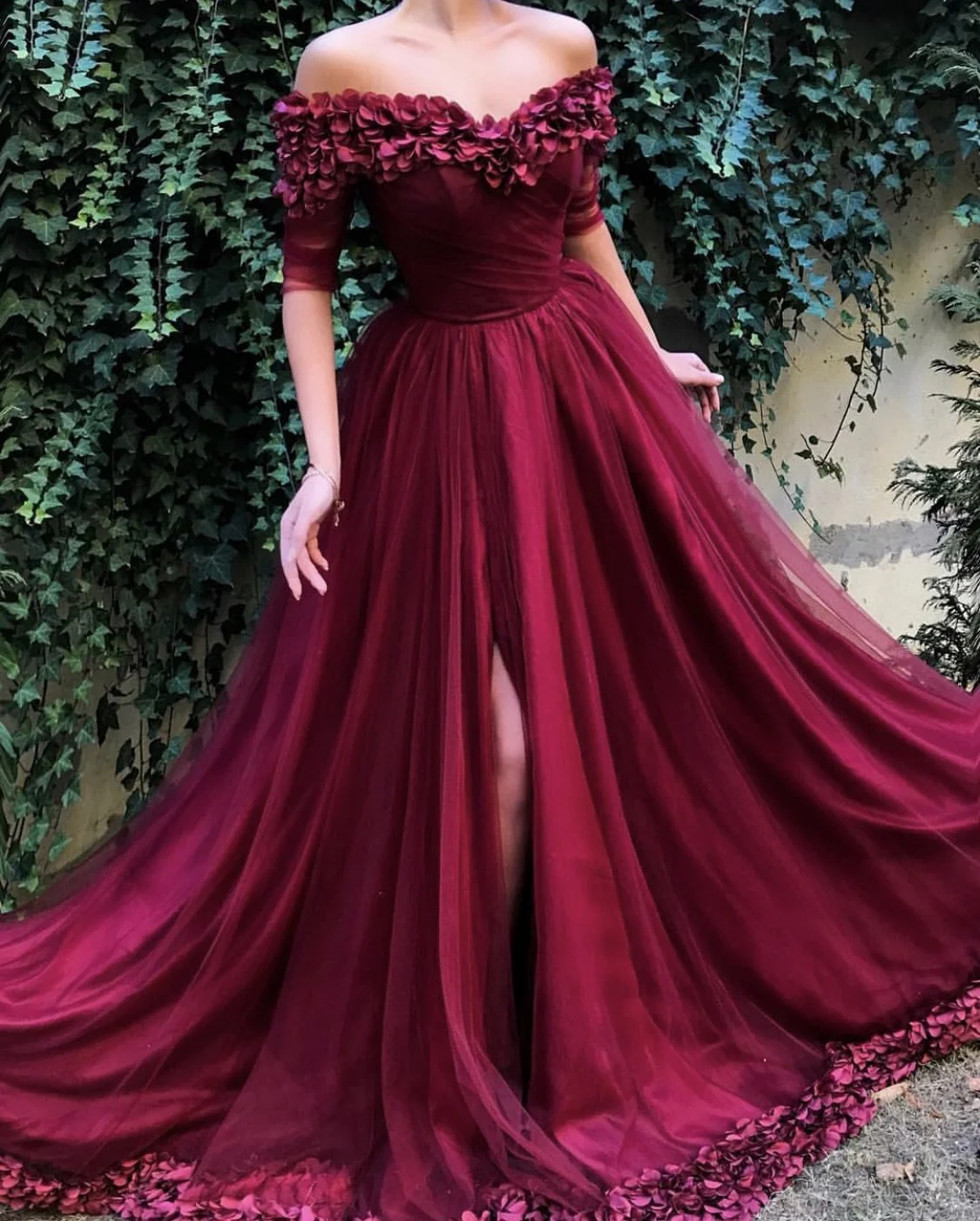 burgundy off the shoulder maroon a line long tulle pom dresses 2019 dmg91 burgundy off the shoulder maroon a line long tulle pom dresses 2019 dmg91