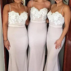 Wedding Party Dresses import placeholder for spaghetti straps mermaid sexy bridmsmaid 160221157